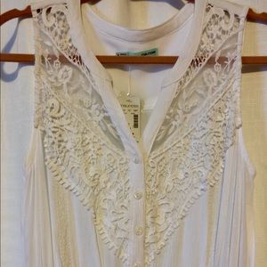 maurices Above the Knee White Dress